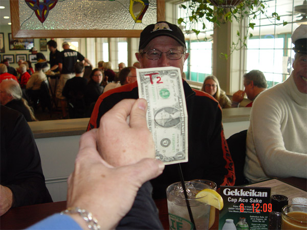 Motorcycle Polar Bear Pogy had a whole story about this dollar