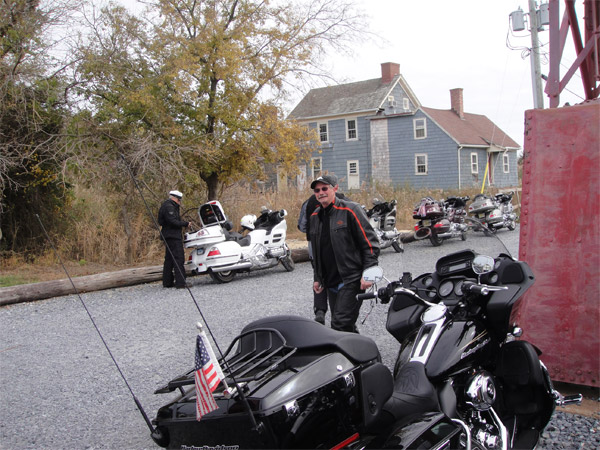 Motorcycle Polar Bear bike parking