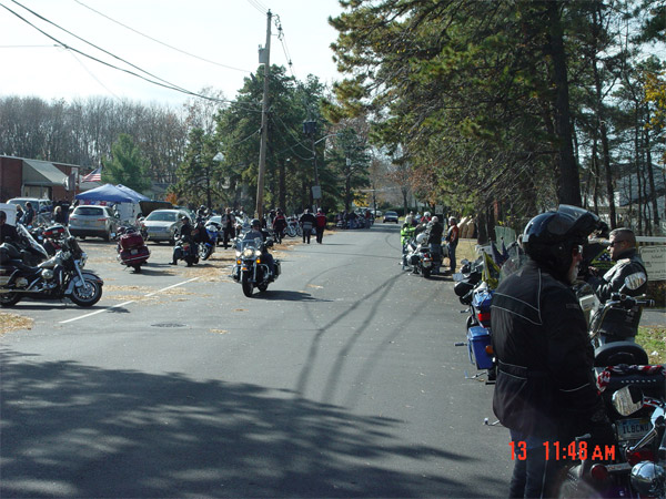 Motorcycle Polar Bear big turnout