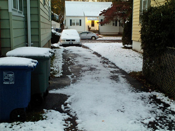 CT Motorcycle Polar Bear Driveway in October